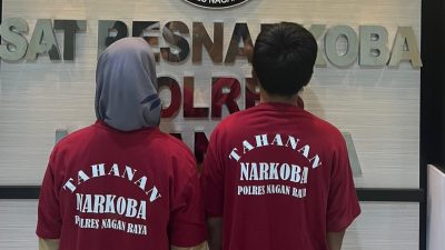 Tim Polres Nagan Raya Ringkus Pasutri Bandar Narkoba