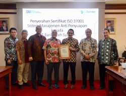 Bank Aceh Raih Sertifikasi SNI ISO 37001 Sistem Manajemen Antipenyuapan