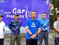 Meski Diguyur Hujan, Car Free Day Perdana 2023 di Sabang Tetap Seru