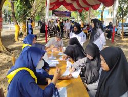 Aksi Donor SMKN 1, 2 dan 3 Banda Aceh Kumpulkan Darah 93 Kantong