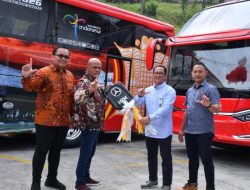 Bank Aceh Salurkan Pembiayaan Pembelian Belasan Bus JRG