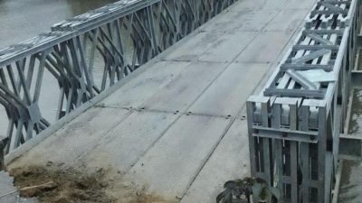 Jembatan di Jeunieb Putus Digerus Abrasi, Lintasan Tiga Kecamatan di Bireuen Lumpuh