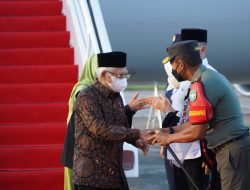 Kunker ke Aceh, Wapres RI Ma’ruf Amin Disambut Pangdam IM