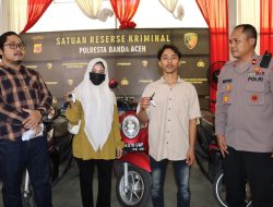 Polresta Banda Aceh Sita 11 Sepeda Motor Hasil Curian