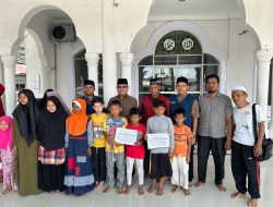 Pj Bupati Aceh Barat Santuni Anak Yatim se Aceh Barat