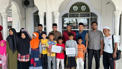 Pj Bupati Aceh Barat Santuni Anak Yatim se Aceh Barat