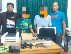 Polisi Tangkap Dua Maling Inventaris Disdikbud Aceh Utara