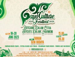 Gayo Culture Fest di Taman Budaya 18-20 Juni 2023; Event Melihat Kekayaan Seni dan Budaya Gayo