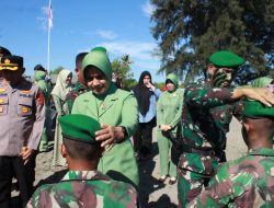 Diwarnai Debur Ombak Pantai Ie Leubeu, 53 Siswa Dikmaba TNI-AD Ikuti Tradisi Pembaretan