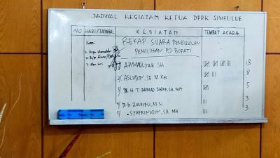 Ahmadiyah Diusul Lagi sebagai Pj Bupati Simeulue, Ada Juga Nama Teuku Dadek dan Asluddin 