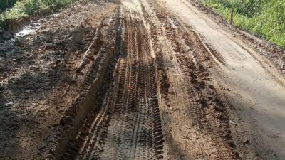 Di Tamiang Ada Jalan Langsung Rusak Usai Dikerjakan, Begini Penjelasan Pengawas