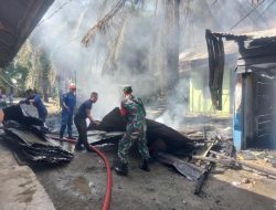 Barak Santri Dayah Darul Hikmah Peunaga Rayeuk Terbakar