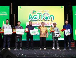 Bagi-bagi Hadiah untuk Stand Terbaik Warnai Penutupan Bank Aceh Action Expo UMKM