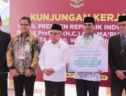 Disaksikan Wapres Ma’ruf Amin, BSI Bantu Rp 2 M untuk Renovasi Masjid Fathun Qarib UIN Ar-Raniry