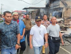 Kebakaran Besar Hanguskan 55 Ruko di Sinabang