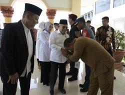 Dampingi Pj Gubernur dan Forkopimda, Pj Bupati Aceh Besar Sambut Wapres dan Istri