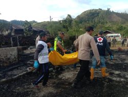 Rumah Terbakar di Bener Meriah, Pemiliknya Meninggal