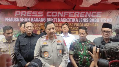 Kapolda Aceh Tak Mau Barang Bukti Narkotika Disimpan Lama-lama