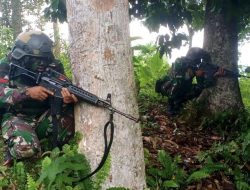 Prajurit Kipan D Yonif 113/JS Latihan Serbu dan Baksos di Wilayah Pidie