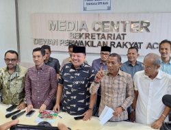 RAPBA 2024 belum Dibahas, DPRA Desak Mendagri Copot Achmad Marzuki