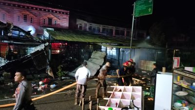 Kebakaran Terjadi Lagi di Sinabang, Kali Ini Hanguskan Enam Kedai