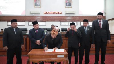 Aceh Besar Tercepat Sahkan Qanun Pajak dan Retribusi Daerah