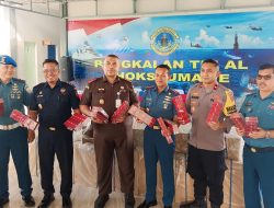 TNI AL Lhokseumawe Amankan 350 Dus Rokok Tanpa Cukai di Perairan Aceh Utara