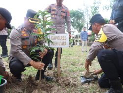 Polres Aceh Utara Gelar Aksi Serentak Tanam 10 Juta Pohon