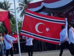 Bendera Bintang Bulan Berkibar pada Peringatan Milad GAM di Aceh Utara