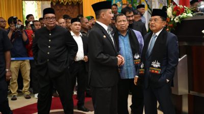 JK dan Hamid Awaluddin Hadiri Acara Pengukuhan Kembali Wali Nanggroe Aceh