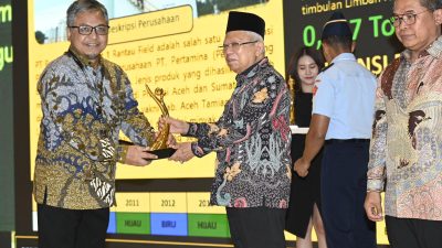 Pertamina EP Rantau Field Raih Penghargaan Proper Emas Ke-8