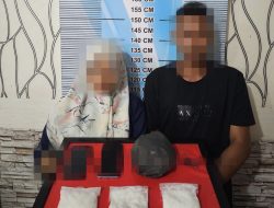 Wanita dan Pria Diringkus di Warung Kelapa Muda, Terlibat Kasus Sabu