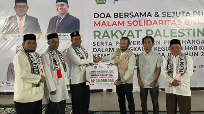 Kemenag Aceh Besar Kumpulkan Rp 30 Juta Melalui Malam Solidaritas untuk Palestina