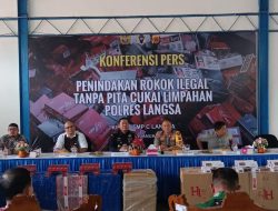 Bea Cukai Terima Pelimpahan 939.000 Batang Rokok Ilegal dari Polres Langsa