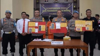 Polres Langsa Ungkap Tiga Kasus Sabu Seberat 965,56 Gram, Libatkan 4 Pelaku