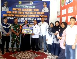 Lamjamee Menjadi Gampong Pertama di Banda Aceh yang Salurkan BLT 2024