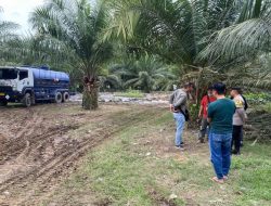 Lumpur Menyembur dari Bekas Sumur Injeksi PT Pertamina Rantau