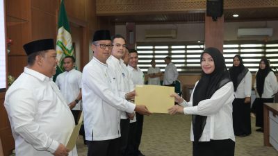 Ribuan Tenaga Kontrak Pemerintah Aceh Mulai Terima SK 2024