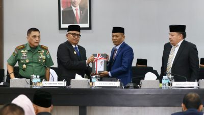 Bustami Sampaikan LKPJ 2023; Rencana Belanja Rp 11,62 T, Realisasi Rp 11,35 T