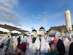 Ini 74 Lokasi Shalat Ied di Banda Aceh, Termasuk di Masjid Raya Baiturrahman