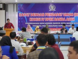 DPRK Banda Aceh Komit Selesaikan Qanun Kepemudaan