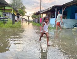 Luapan Air Laut Landa Desa Pasir, Warga Diimbau Tetap Waspada