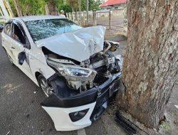 Yaris Tabrak Pohon di Jalan Abdullah Ujong Rimba, Begini Keterangan Keluarga Korban