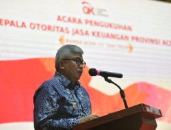 Pj Gubernur Ajak OJK Bersinergi Mewujudkan Pertumbuhan Sektor Keuangan Aceh