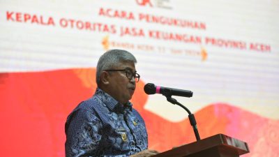 Pj Gubernur Ajak OJK Bersinergi Mewujudkan Pertumbuhan Sektor Keuangan Aceh