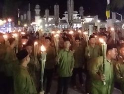 Banda Aceh Lautan Manusia pada Malam Pawai Takbir Idul Adha 1445 H