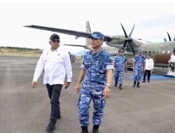 Gunakan Pesawat CN-295 TNI AU, Pj Gubernur Aceh Tinjau Venue PON di Bener Meriah