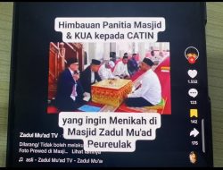 Fotografer Pernikahan di Masjid Harus Punya Adab