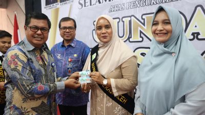 Mellani Subarni Dikukuhkan Sebagai Bunda Literasi Aceh