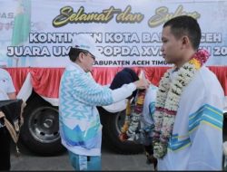 Banda Aceh Juara Umum Popda XVII, Kado Terindah untuk Pak Amir